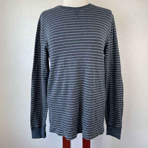 Public Opinion 2 for 1 Long Sleeve Striped Shirts Size L EUC - Picture 7 of 12